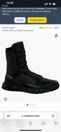 Берці тактичні Oakley SI Light Assault Boots 2