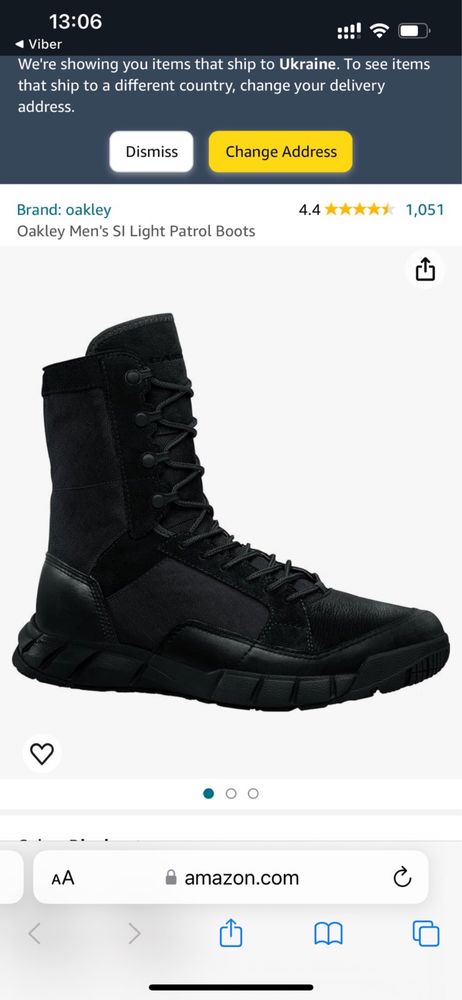 Берці тактичні Oakley SI Light Assault Boots 2