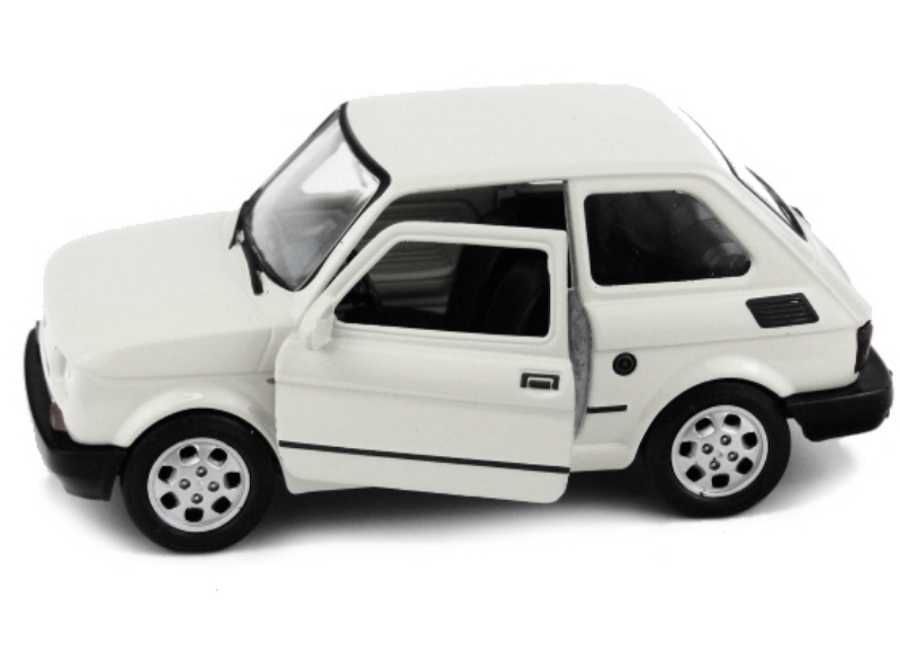 Fiat 126p model WELLY PRL 1:34 maluch biały