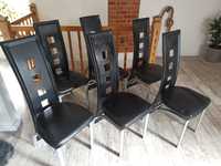 Krzesła krzesło 6 szt do jadalni Halmar glamour