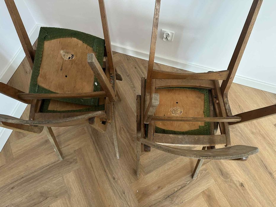 Komplet krzeseł Bumerang typ 229XB Gościcińska Fabryka Mebli PRL