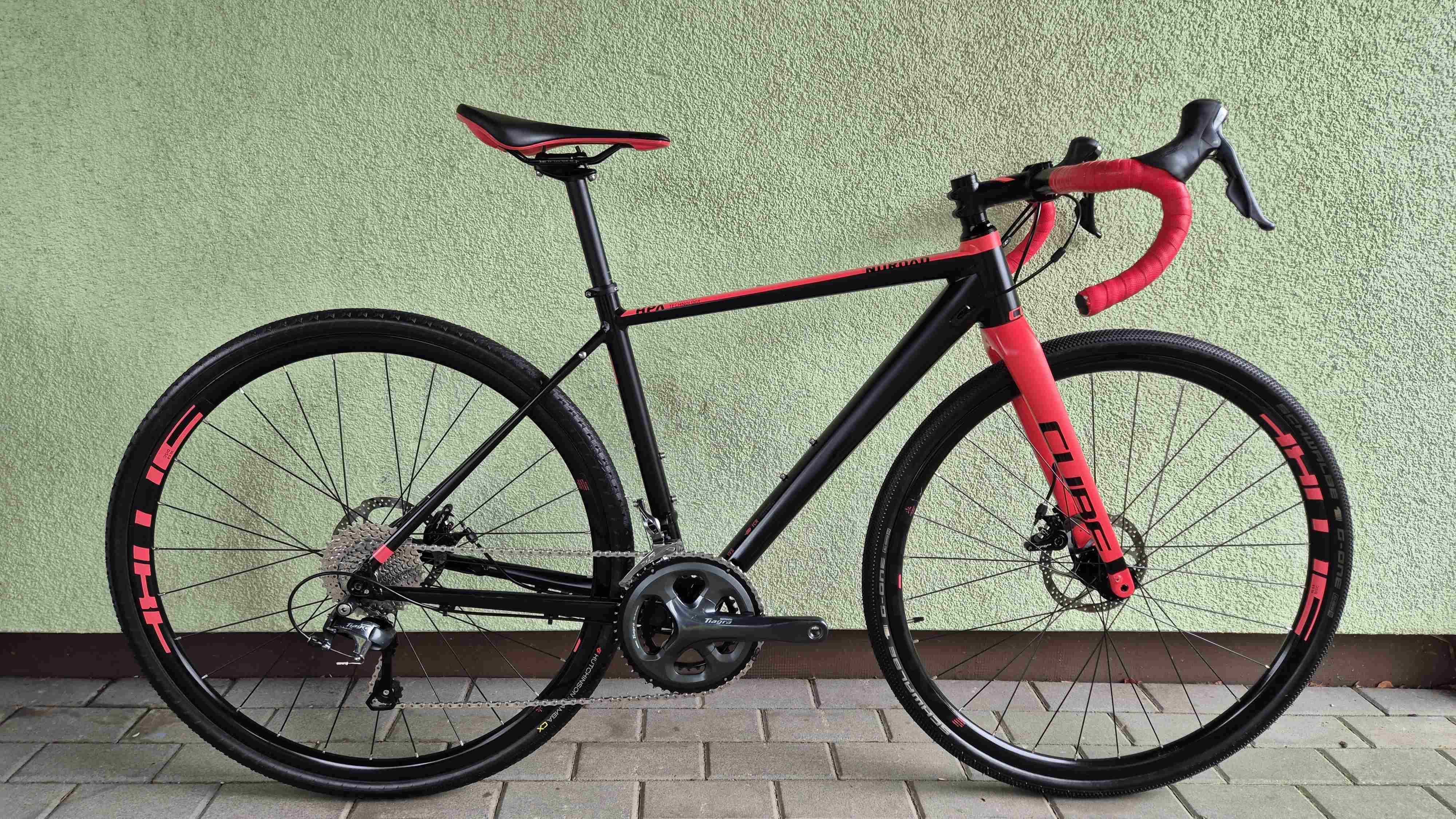 CUBE NUROAD TIAGRA 2x10 gravel  sztywne osie r50