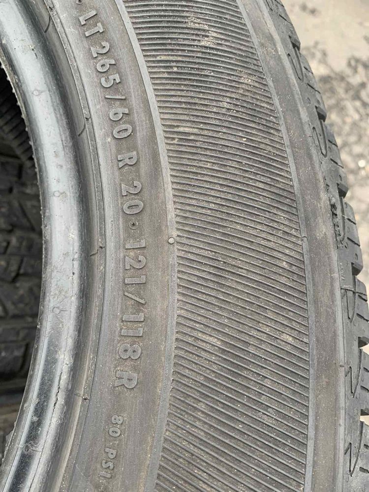 Шини 265/60 R20 General 8-7мм 2022рік 265 60 20