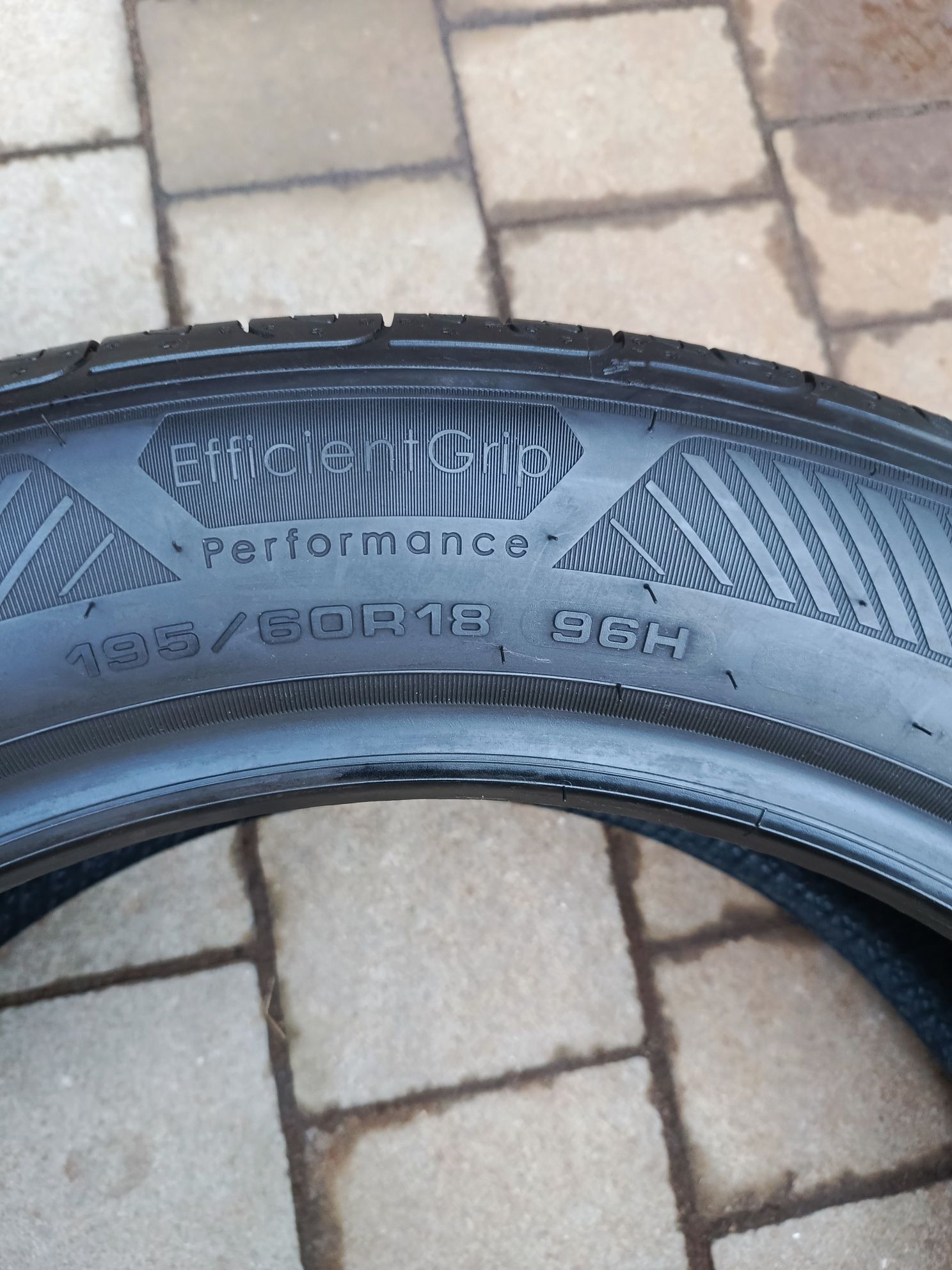 Opony 195/60/R18. 96H. Dot 0621r. Goodyear. Głębokość bieżnika 7, 5 mm