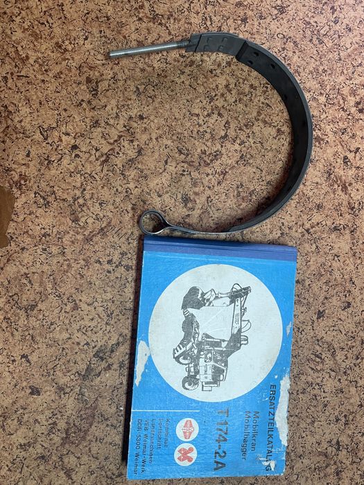 Fortschritt koparka ładowarka weimar t174 t-174 taśma hamulcowa