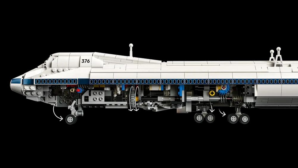 Конструктор lego сумісний літак-носій шатлів (10360)