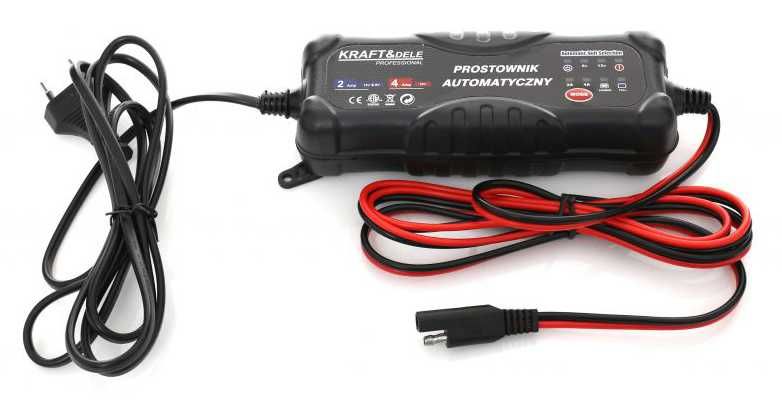 KRAFT&DELE Prostownik Mikroprocesorowy Akumulatorowy 6v / 12v KD1289