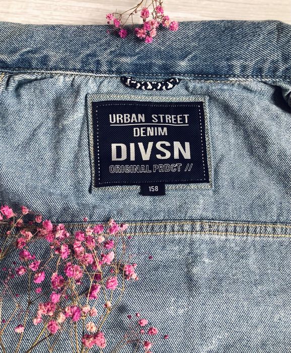 Kurtka jeansowa jasna denim C&A Regular fit, klasyczna r. 158 XS