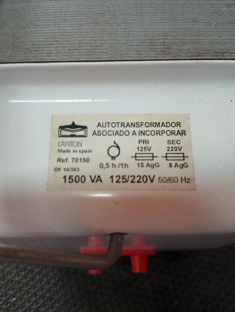 V E N D O  Autotransformador monofásico