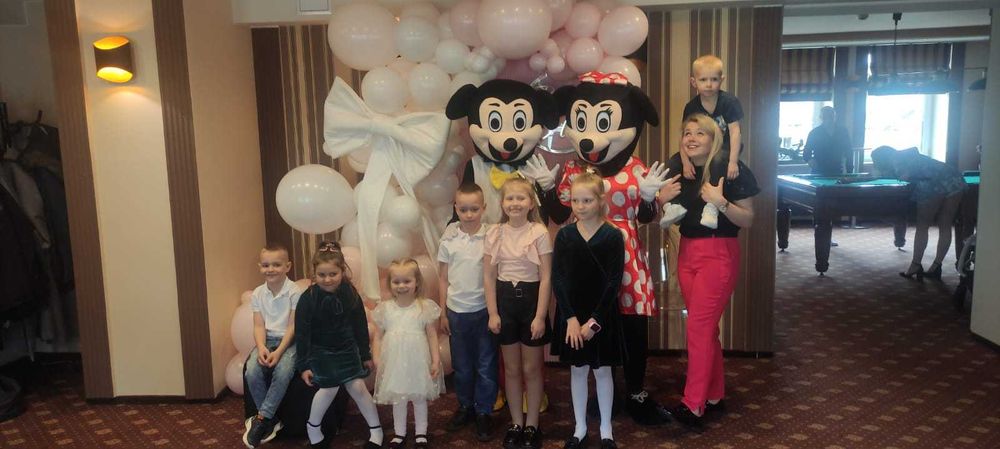 Biały Miś na imprezę Żywe Maskotki Animacje