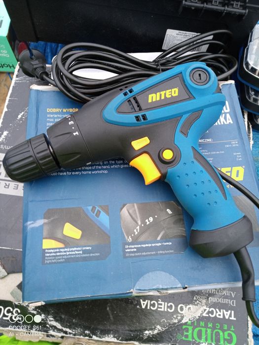 Nowa wiertarko wkrętarka elektryczna