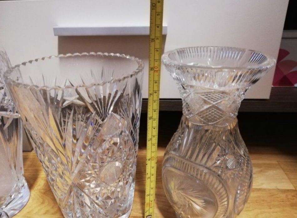 Wazon kryształ z czasów PRL