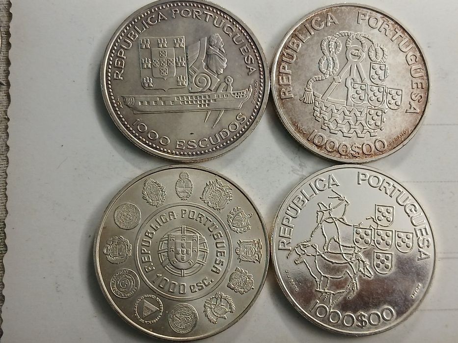 Moedas mil escudos