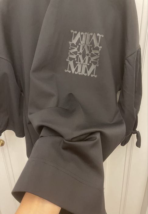 MAX MARA piękna sukienka z bufiastymi rękawkami