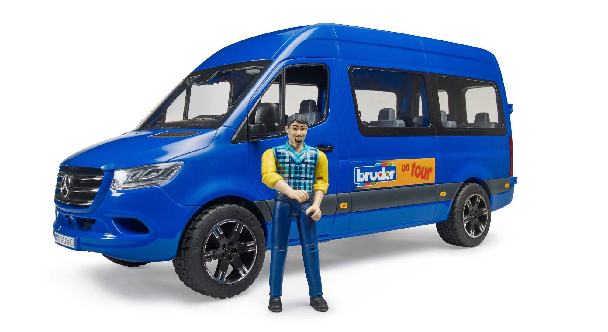 Bruder туристичний авто MB Sprinter з фігуркою. 02681