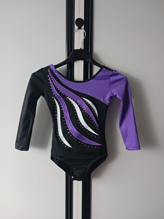 Strój do tańca gimnastyki body baletowe rozm. 110