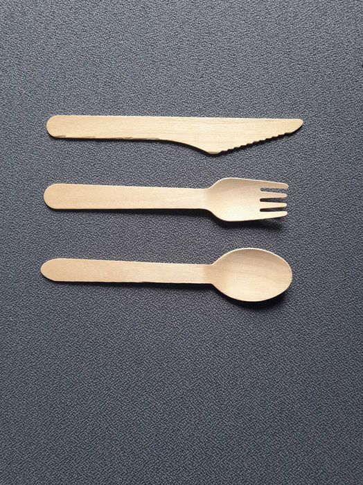 Sztućce drewniane jednorazowe