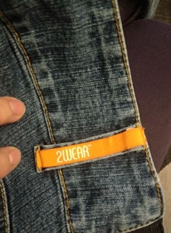 Spodnie ciążowe 2Wear jeansowe i Yessica bawełniane w rozmiarze M.
