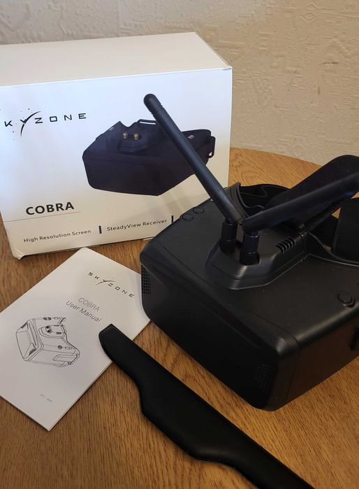 Окуляри FPV Skyzone COBRA X V2 1280x720 5.8GHz Black