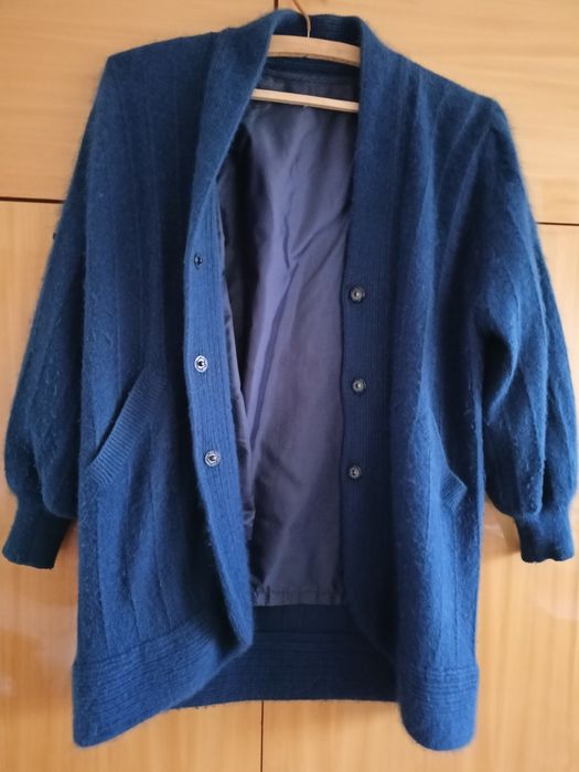 Sweter długi z alpaki