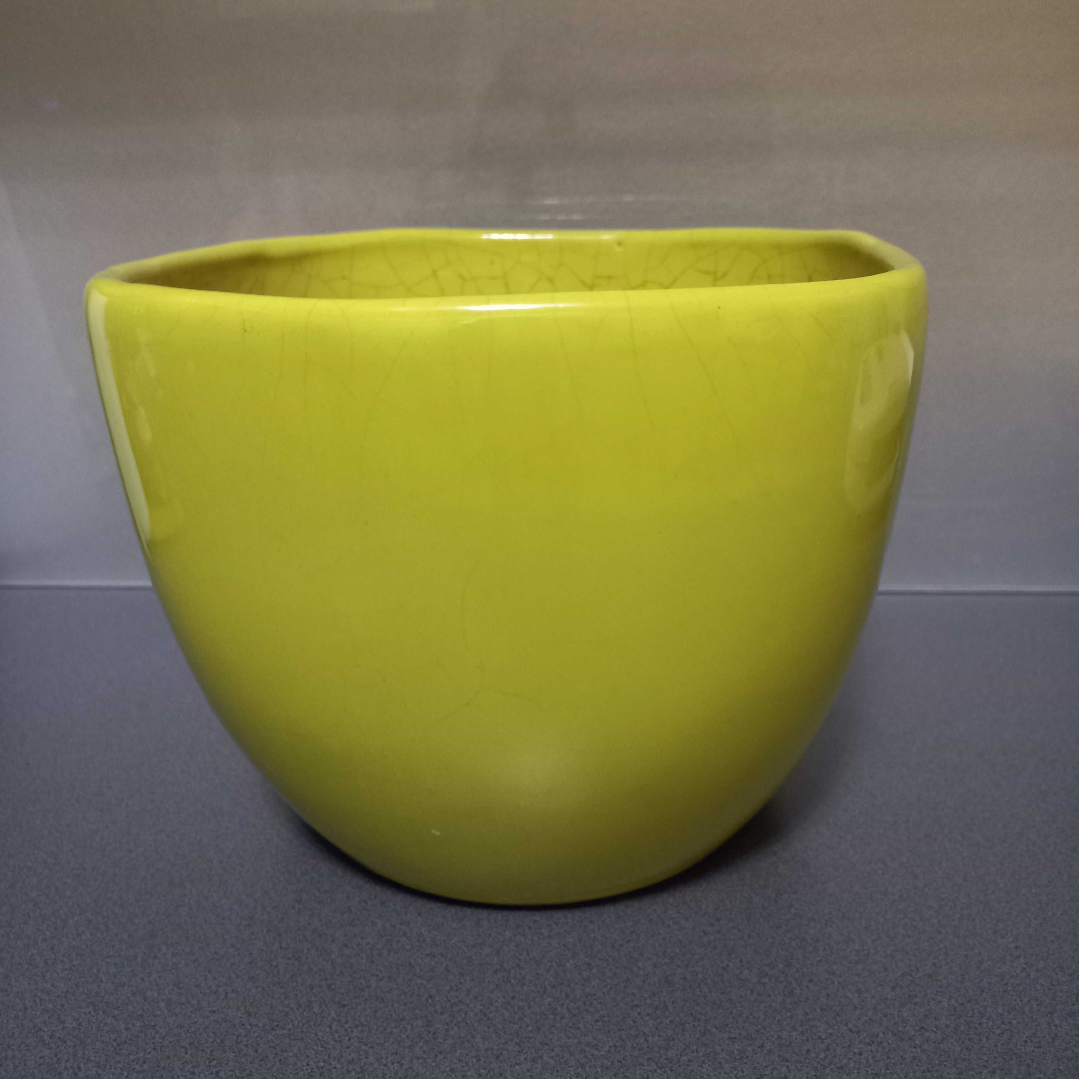 Doniczka ceramiczna 18 cm z podstawką