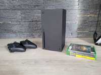Xbox series x, 2 kontrolery/ 3 gry