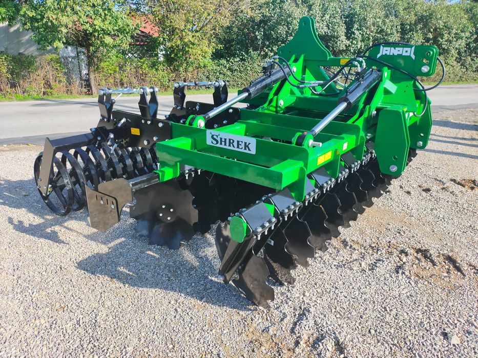 brona talerzowa hydrauliczna JANPOL SHREK 4m 560 talerz daszek 600