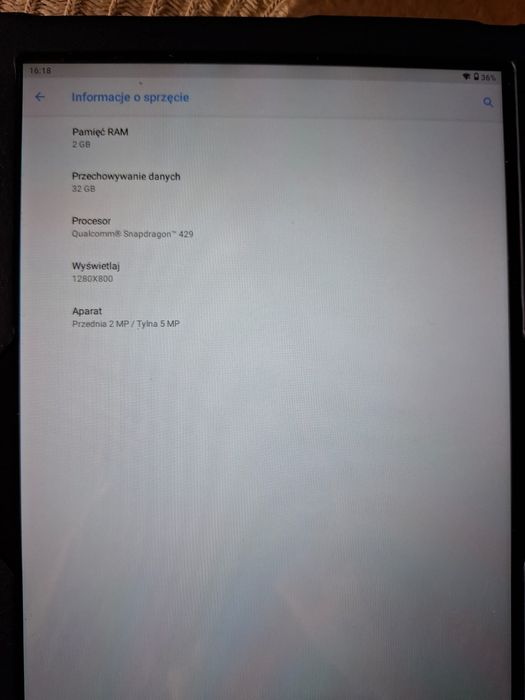 Tablet Lenovo używany