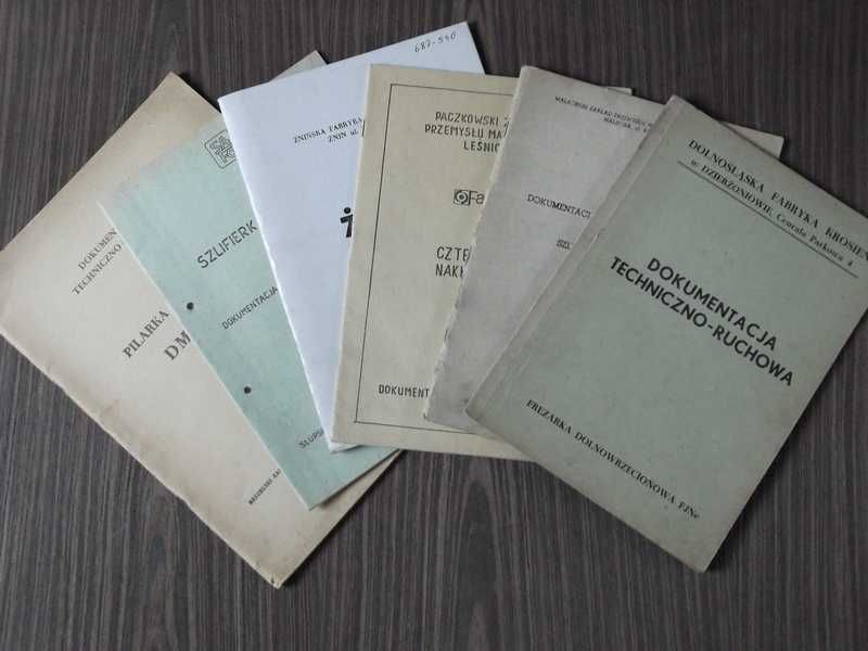 DTR maszyn do drewna i metalu