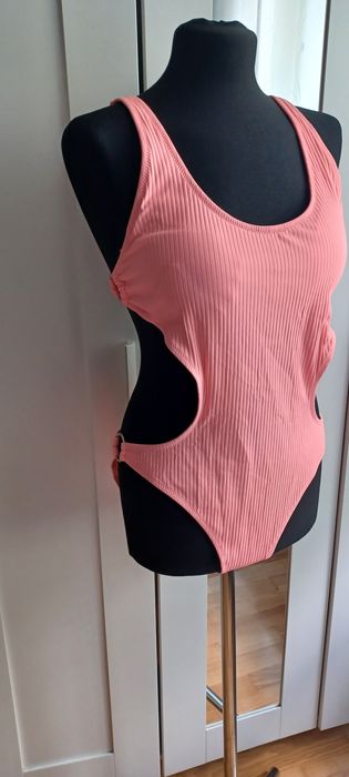 Strój kąpielowy 1-czesciowy morelowy r L Censored