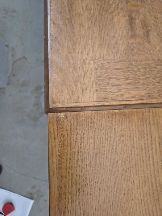 Stół solidny dębowy + 6 krzeseł