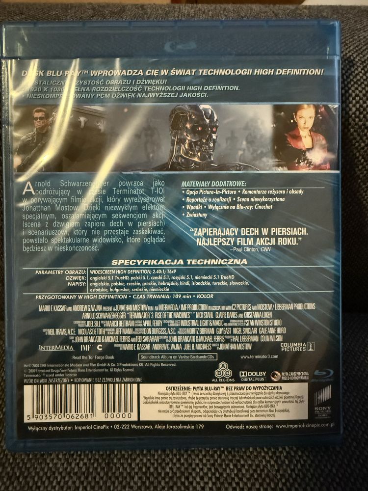 Terminator 3 Bunt maszyn Blu Ray PL