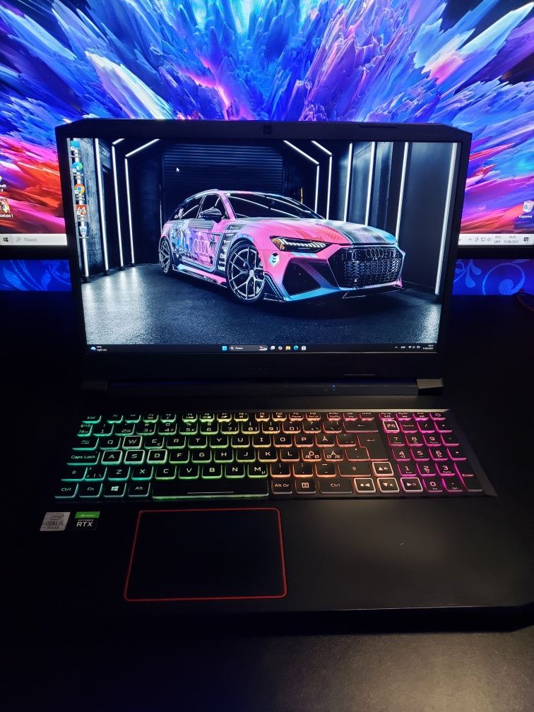 Игровой Топ! RTX3060/I5-10300H/16GB DDR4/SSD512Gb/15.6"144Hz.NiTRO Pro