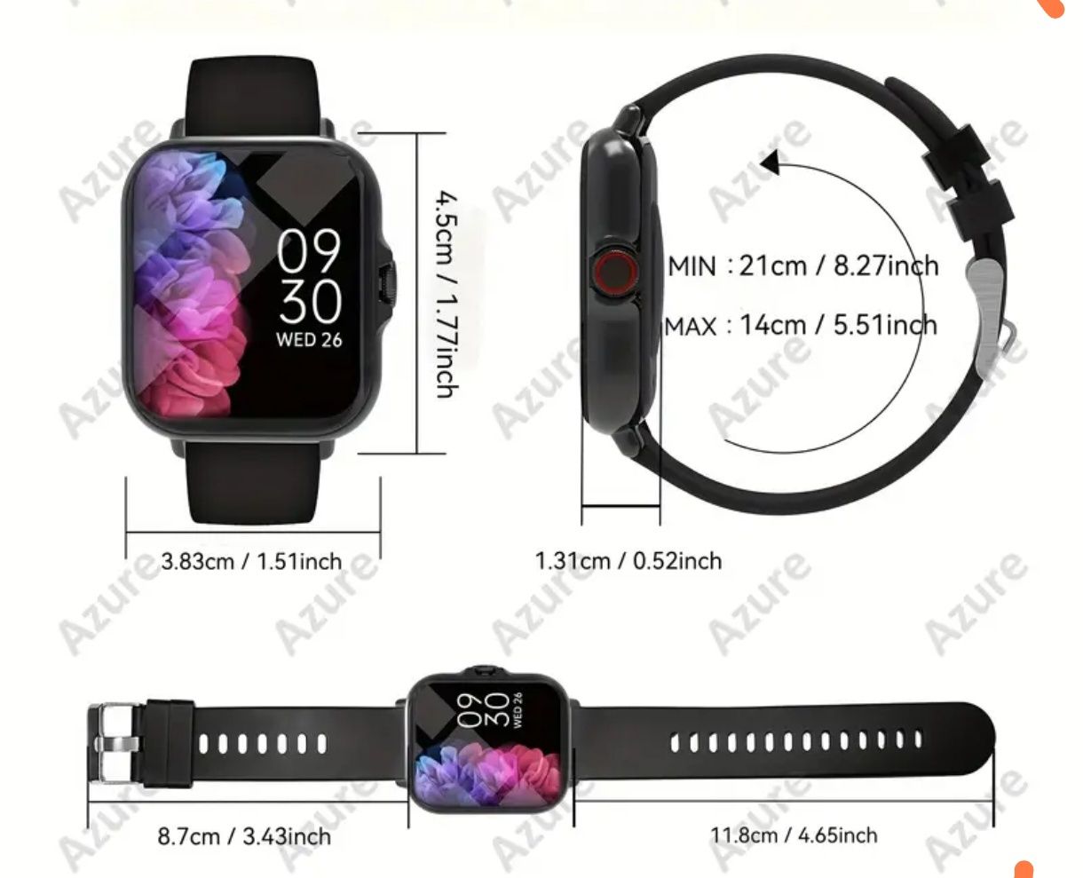 Новий смарт годинник smart watch, новые часы.