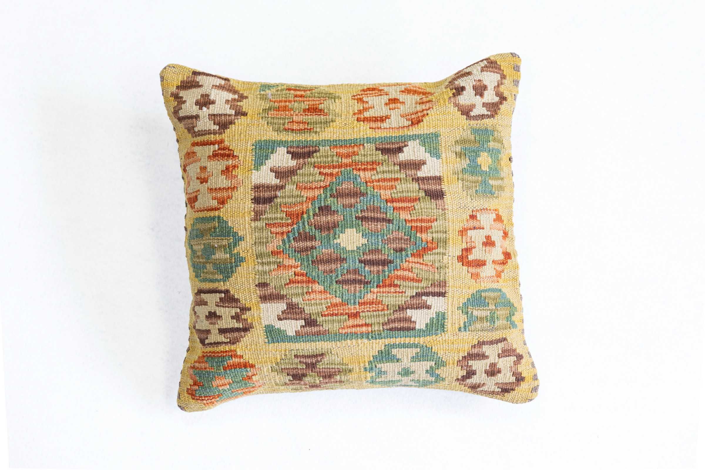 almofada kilim afegão manual