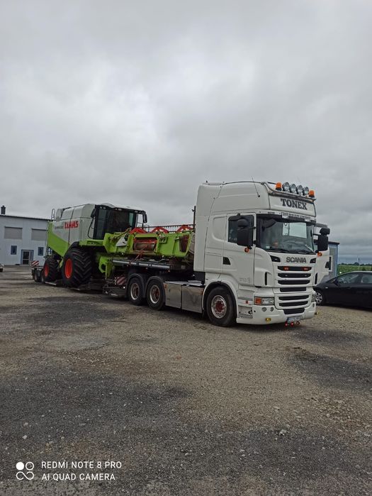 Transport kombajnów,sieczkarni,maszyn,domków, gabarytów,