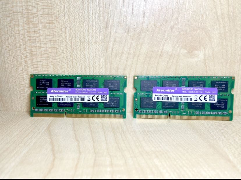 Оперативна пам‘ять DDR 3 Sodimm 16 gb