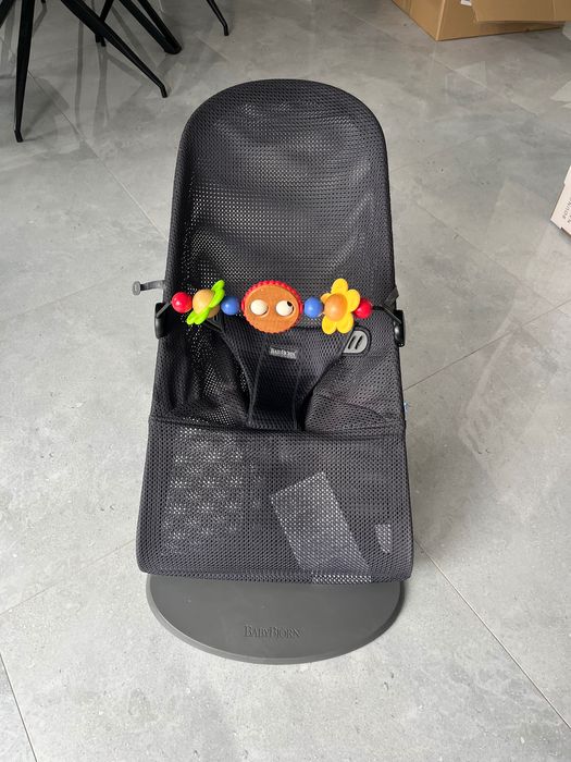 BabyBjorn Bliss Mesh Leżaczek Antracytowy