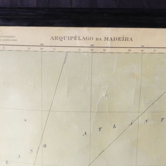 Mapa antigo da Madeira (1935)