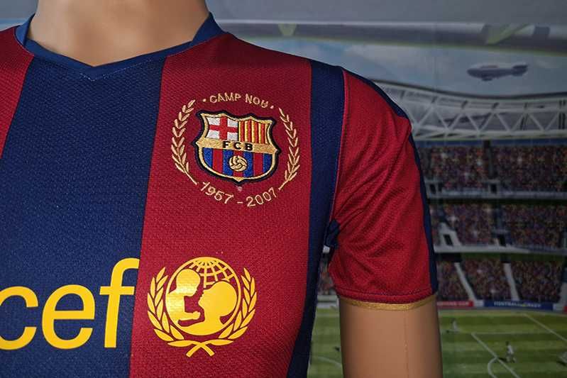 Futbol Club Barcelona Nike Fit 2007-08 home size: L 152-158