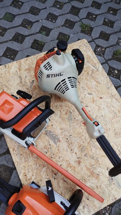 Zabytkowa podkaszarka kosa Stihl FS38 plus druga w częściach