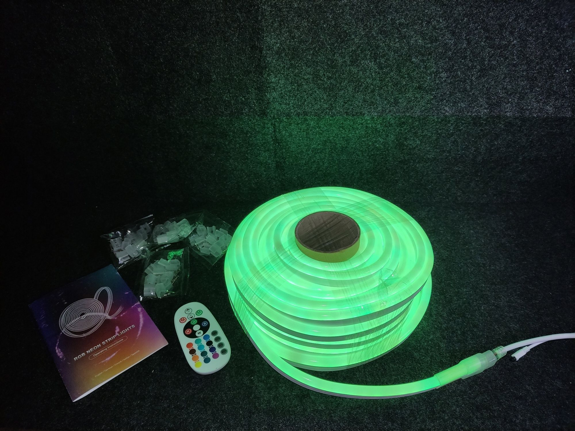 BRIMETI Taśma LED Neonowa RGB, Taśma LED 20M IP65