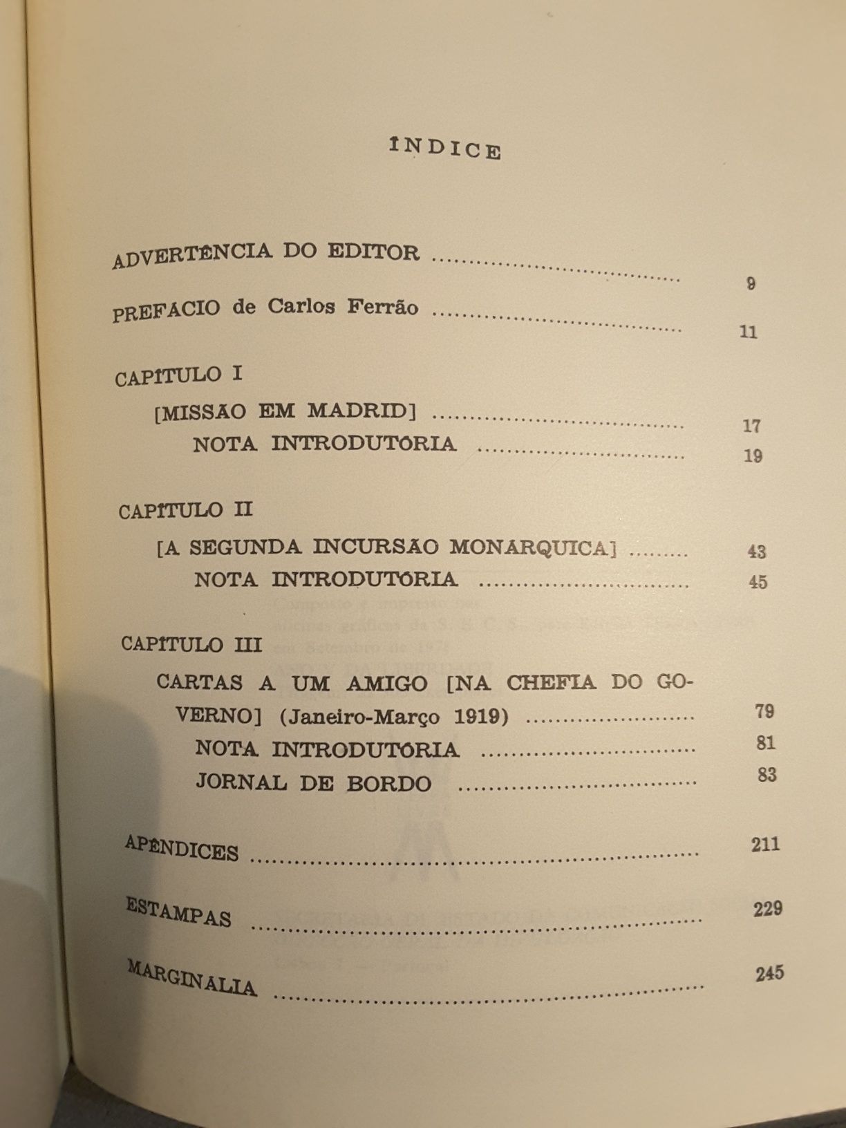 Contra-Revolução I República / José Relvas - Memórias Políticas