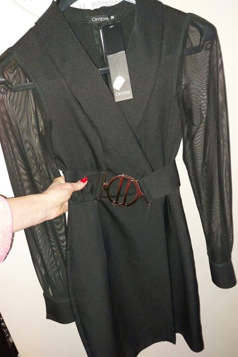 Sukienka Nowa z metką czarna rozmiar S 36 Sylwester na każdą okazję