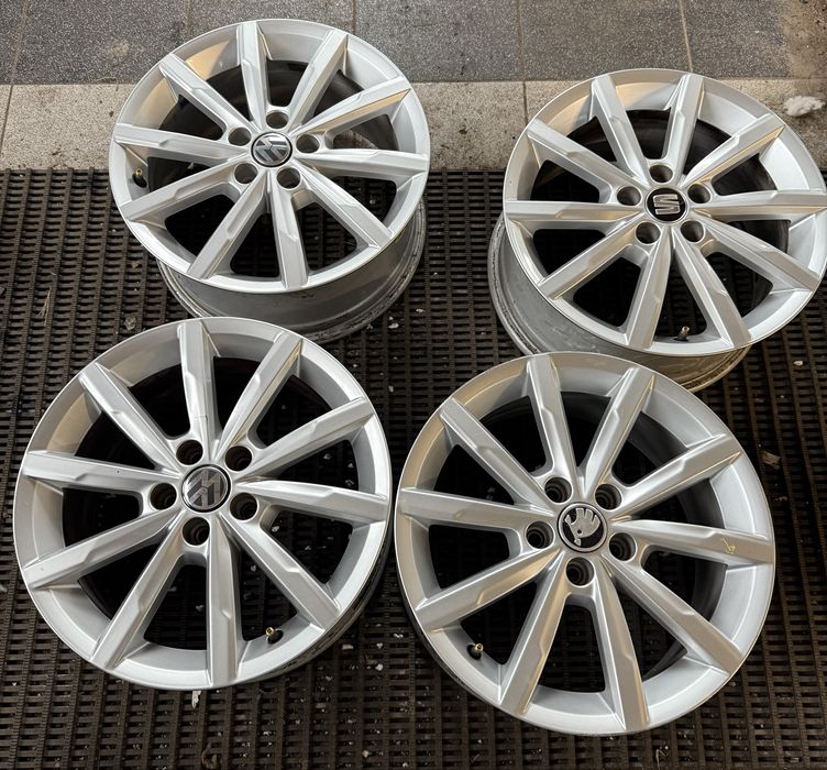 Felgi aluminiowe VW OE 6C0 ET 46 7jx16” 5x100 Skoda Seat Volkswagen