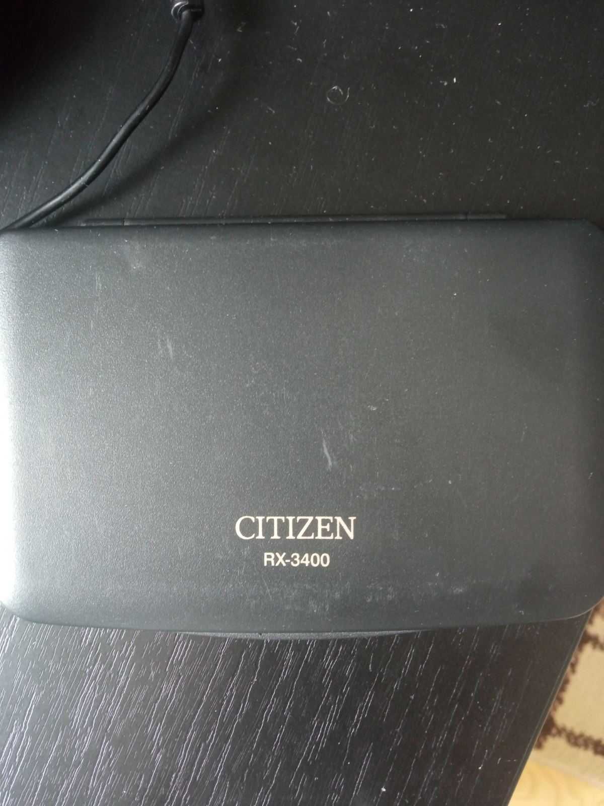 Органайзер калькулятор записная книга citizen rx 3400