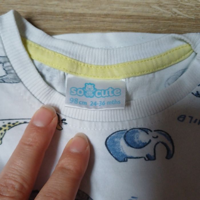 3 koszulki na krótki rękaw 98