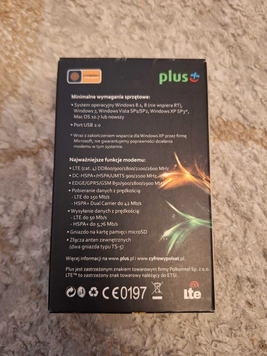 Modem USB LTE Huawei E3372- bez simlocka.