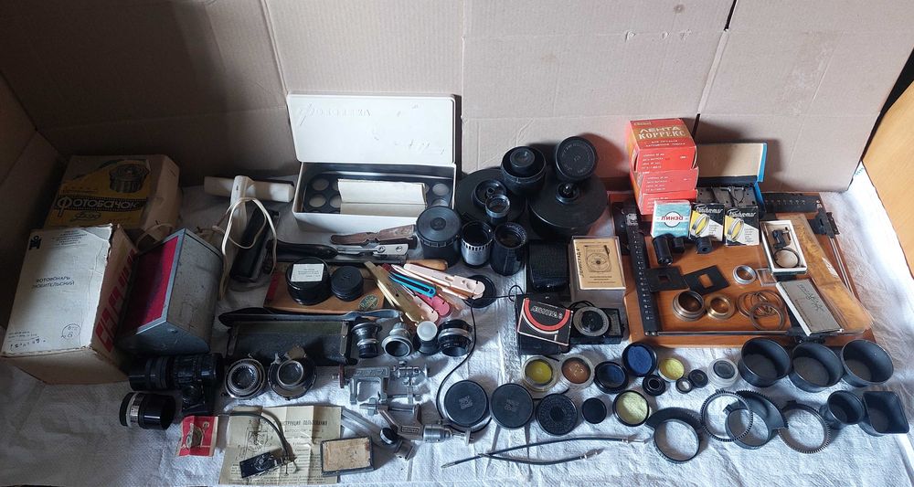 Набор для занятий фотоделом.