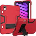 Etui do iPad Mini 6 8.3" z Podstawką i Miejscem na Rysik Czerwone